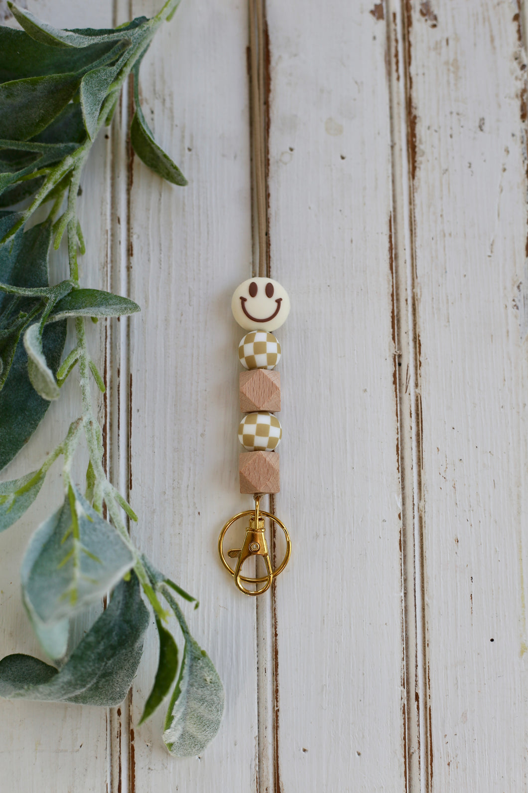 Boho Smiley Lanyard