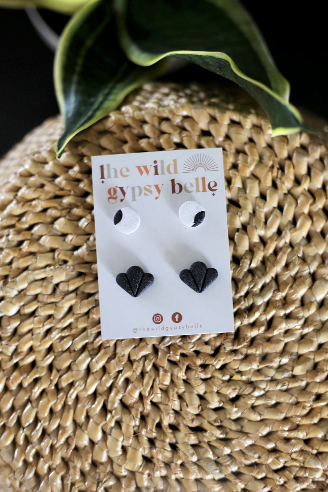 Onyx Floral Stud Pack